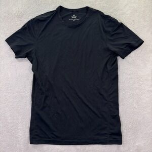 Reigning Champ Training T-Shirt Mens Small Black Performance Crew Neck Athletic